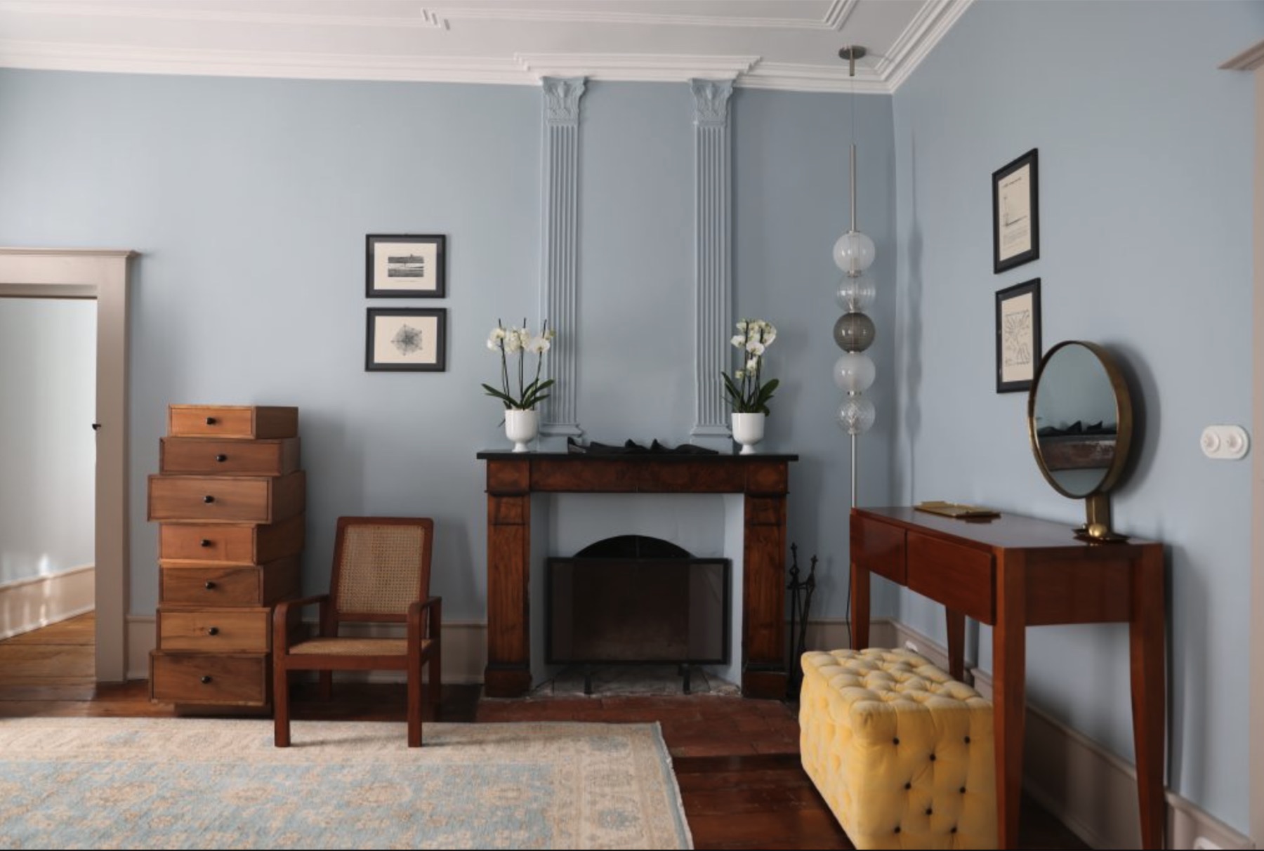 Le salon bleu, en grand
